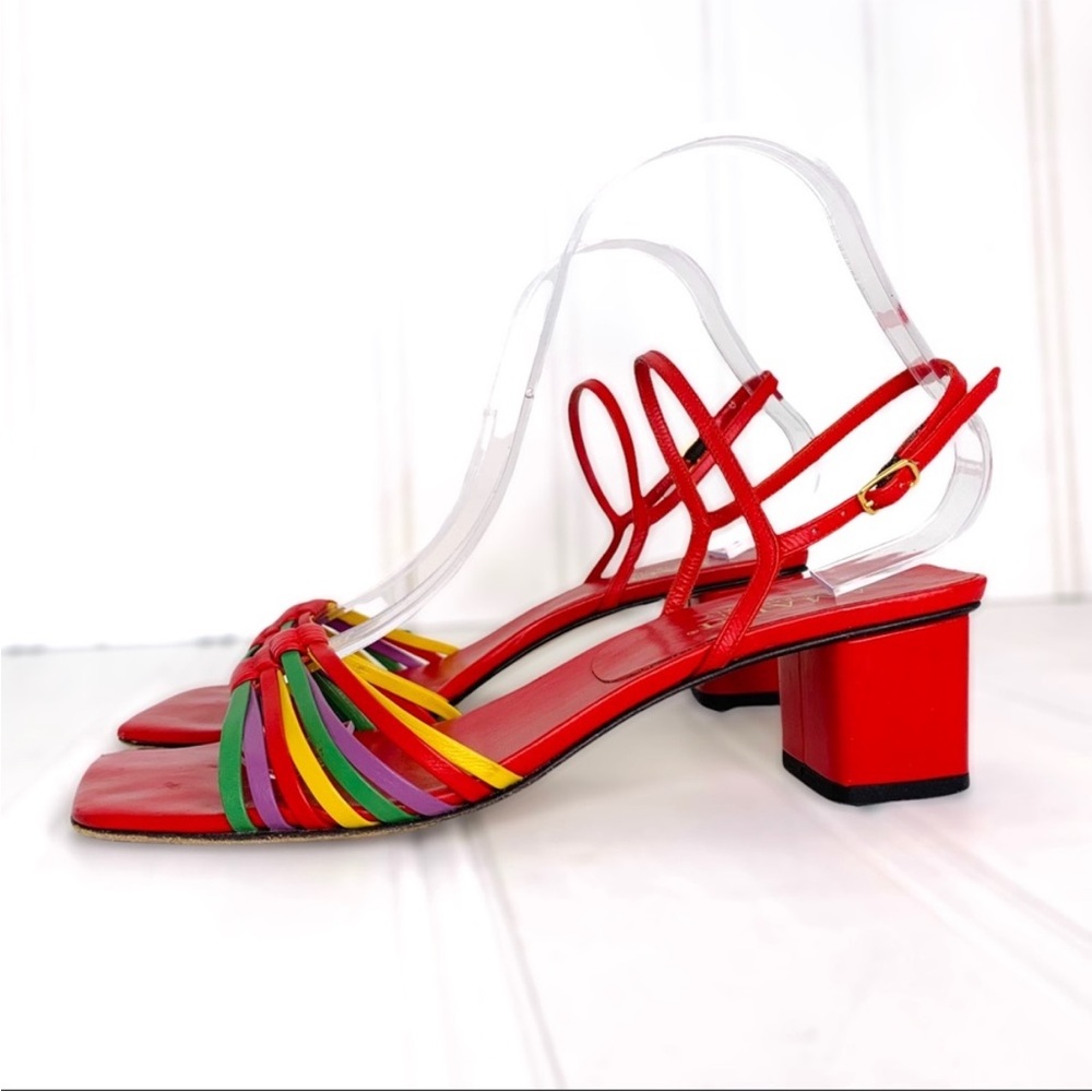 ⭐️SOLD⭐️ amalfi by rangoni square toe sandals - Picture 3 of 13